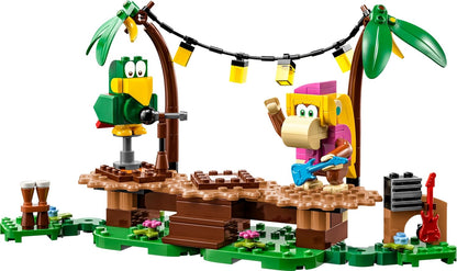 LEGO 71421 Super Mario Expansion Set: Jalleo in the Jungle with Dixie Kong with Dixie Kong Figures and Squawks the Parrot, Construction Toy to Combine with Starter Pack