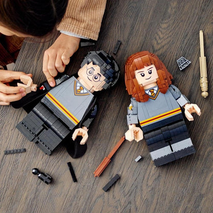 Lego Wizarding World Iconic Brick-Built Harry & Hermione 76393 Building Set for ages 10+ years