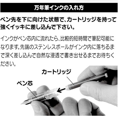 PLATINUM Fountain Pen, Plaisir Fine Nib, Yellow (PGB-1000-#68-F)