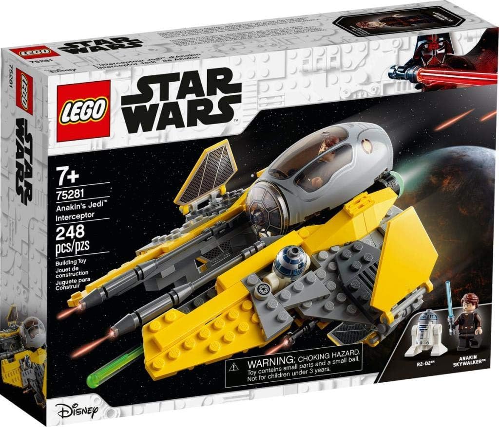 LEGO 75281 Star Wars Anakin's Jedi Interceptor Toy with R2-D2