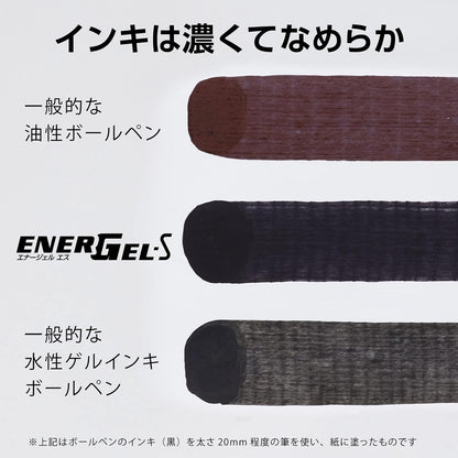 Pentel XBLN123-A EnerGel Ink Ballpoint Pen, 0.01 inches (0.3 mm), Black, 5 Pieces