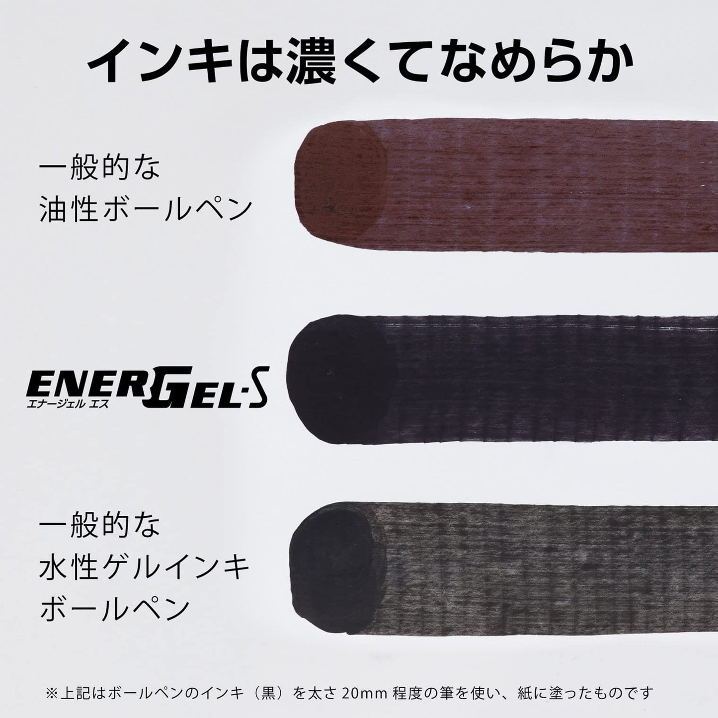 ぺんてる ゲルインキボールペン エナージェルS 0.5mm 黒 10本 BLN125-A