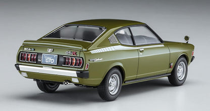 Hasegawa HA20554 1:24 Mitsubishi Galant GTO 2000GSR Late Version with Rear Spoiler Model Kit, Molded Color