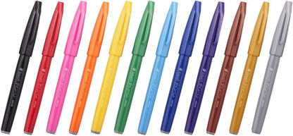 Pentel pen touch felt-tip pen 12 color set SES15C-12 (japan import)