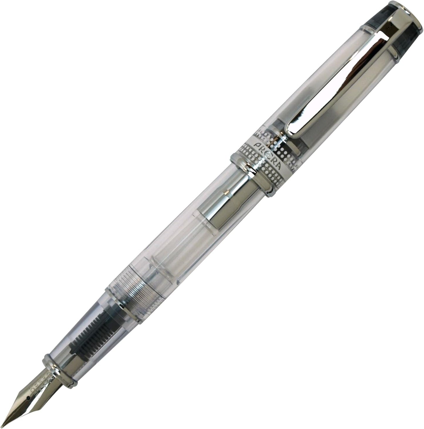 PILOT Prera Iro-Ai Medium-Nib Transparent Black Body Fountain Pen (FPRN-350R-TBM), main image