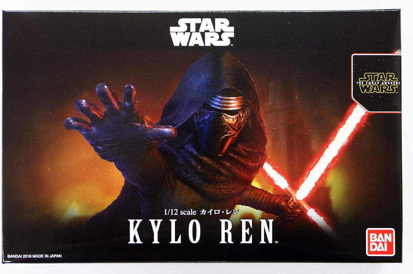 Bandai Hobby Star Wars 1/12 Plastic Model Kylo Ren "Star Wars"
