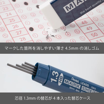 Pentel XAM113ST-C Mechanical Pencil, Mark Sheet Set, Navy