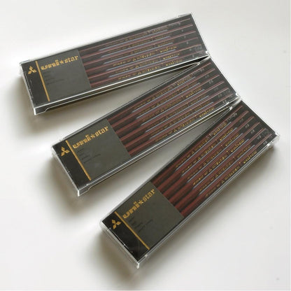 Mitsubishi Pencil pencil Unistar hexagonal Standard B dozen (12 pieces)