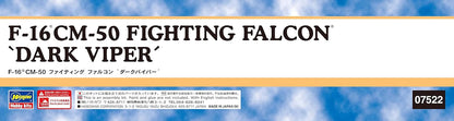 Hasegawa HAS-07522 1-48 F-16CM-50 Fighting Falcon