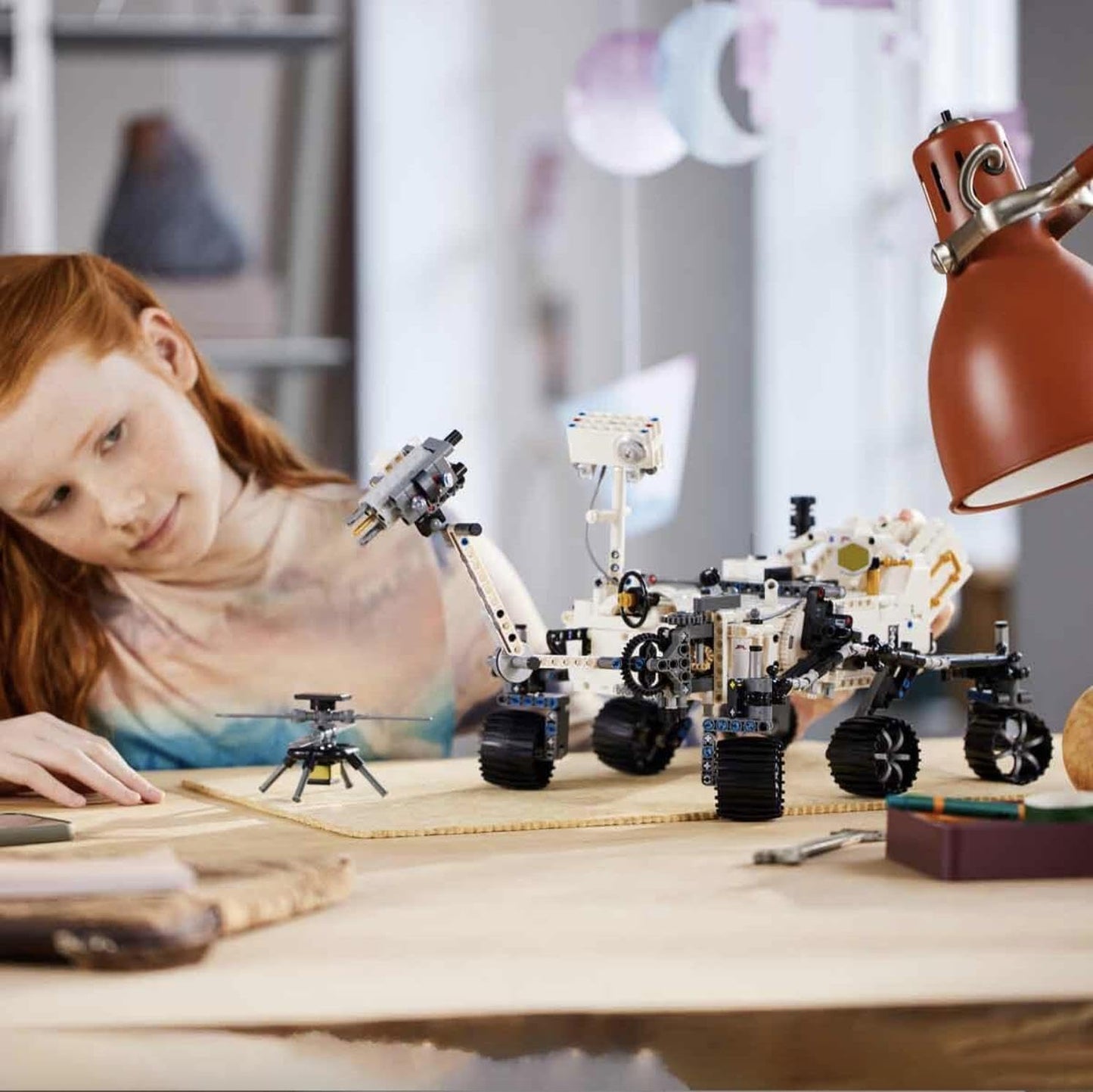 LEGO Technic NASA Mars Rover Perseverance Space Model with AR Application Experience, Construction Toy Vehicle Science and Engineering, Gift for Boys and Girls 10 Years Old and Over 42158