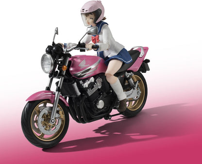 Bandai Tamashii Nations S.H. Figuarts Hane Sakura (Uniform) & CB400 Super Four "Bakuon!!" Action Figure