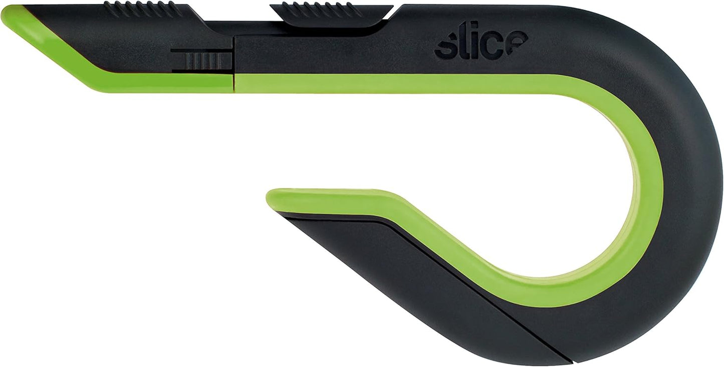 Slice Auto-Retractable Box Cutter, Heavy Duty Utility Knife, Safe Ceramic Blade Lasting 11x Longer than Metal, 1 Pack