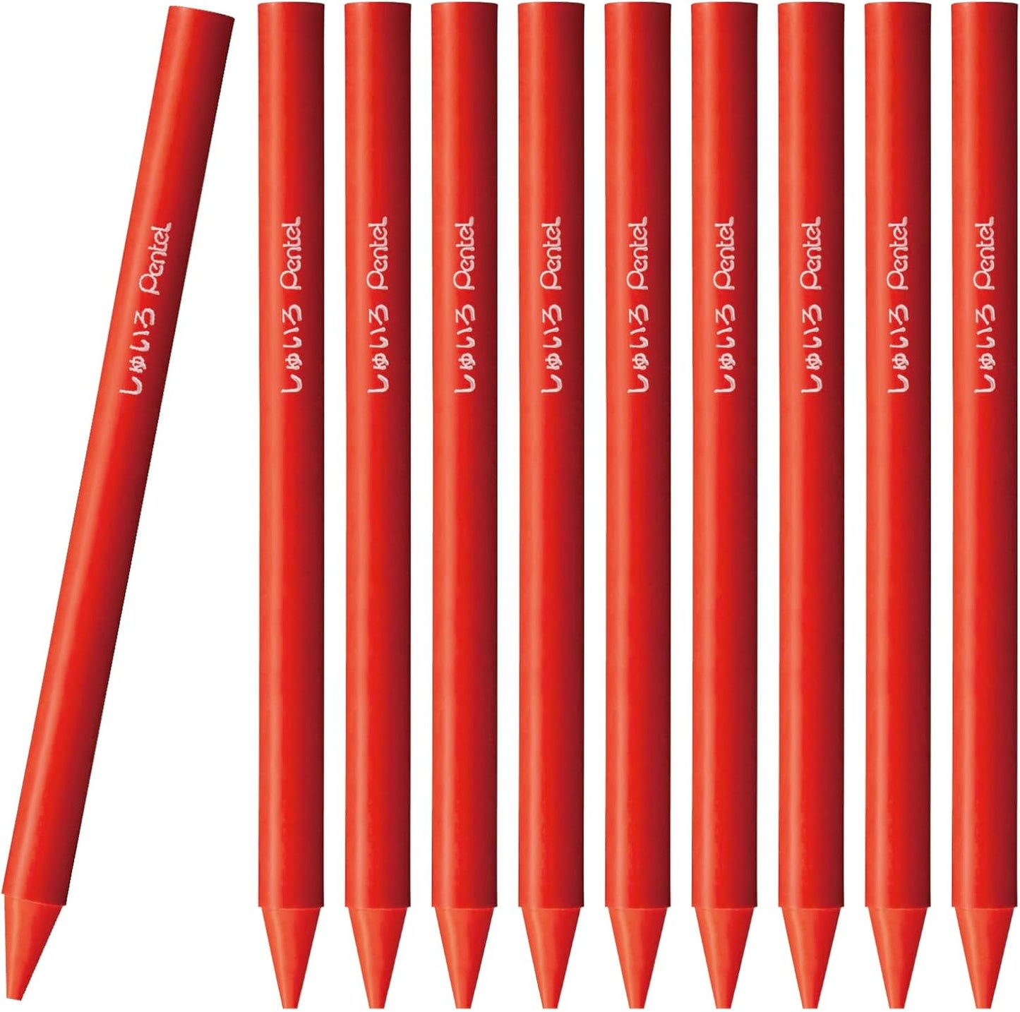 Pentel GC-T10R Colored Pencils, Pastic, Elementary School, Set of 10