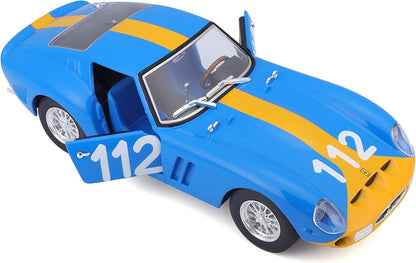 Bburago 1962 Ferrari 250 GTO 1: 24 Scale Die-cast Model, Blue