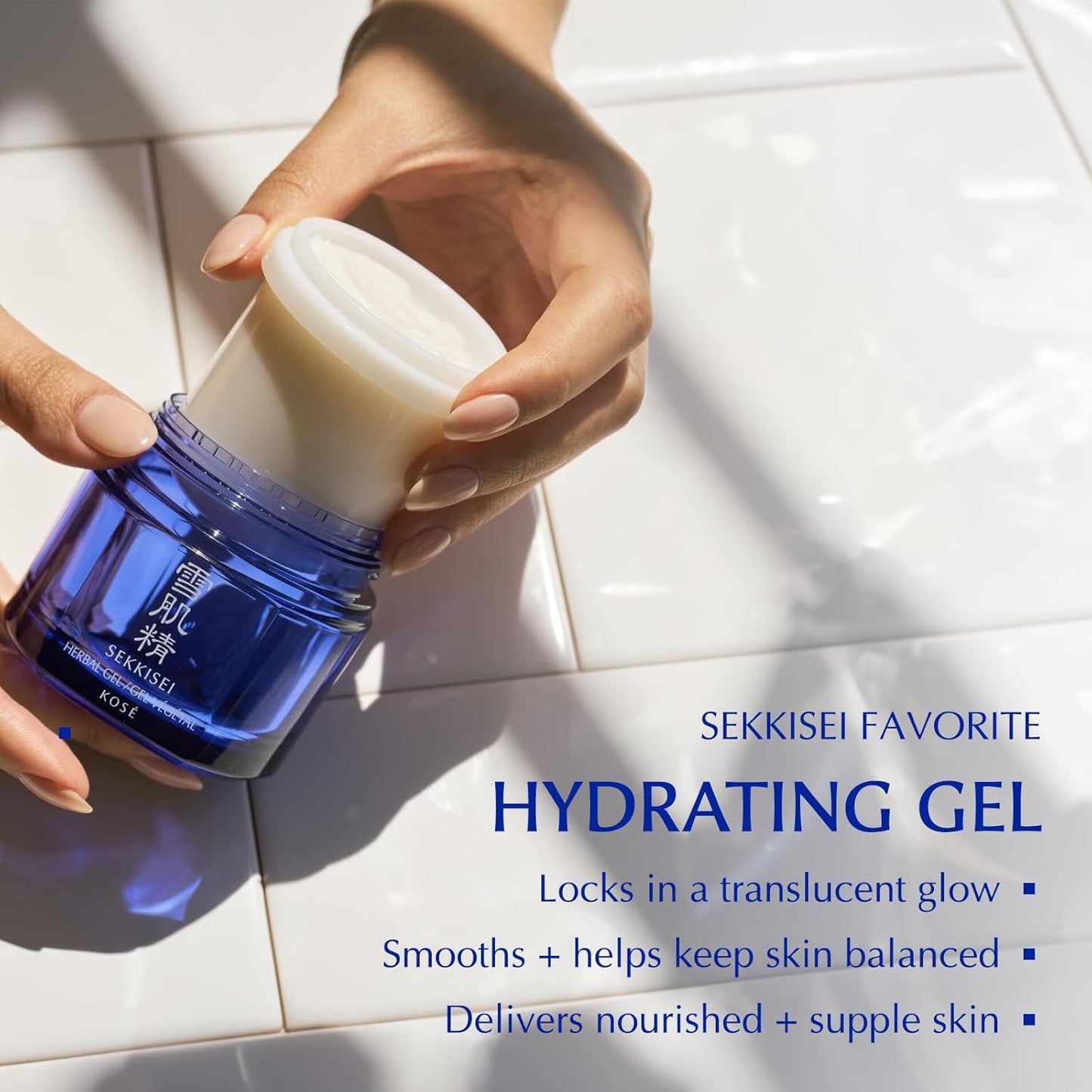 SEKKISEI Herbal Gel REFILL Pod, Multi-Purpose 6-in-1 Benefits Hydrating Gel Moisturizer & Mask, 2.8 Ounce