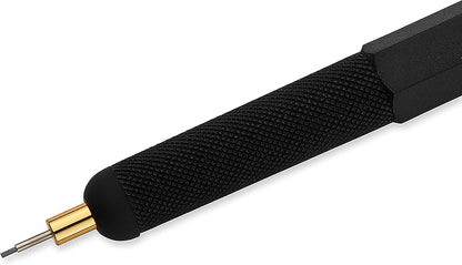 rOtring 800+ Mechanical Pencil and Touchscreen Stylus, 0.5 mm, Black