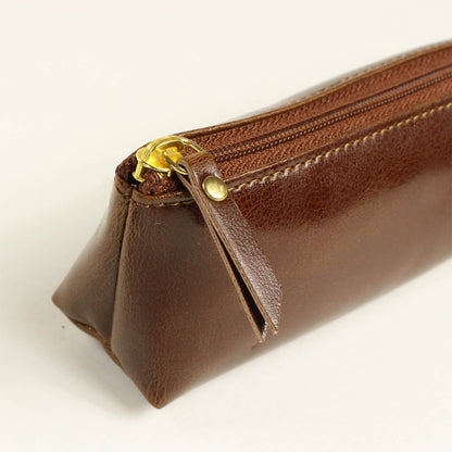 Raymay Fujii FD81C Gloire Pencil Case, Triangle Type, Brown