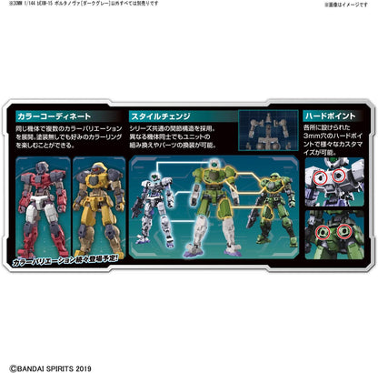 Bandai Spirits Bandai Hobby #05 Bexm 15 Portanova Dark Gray 30 Min Mission, White