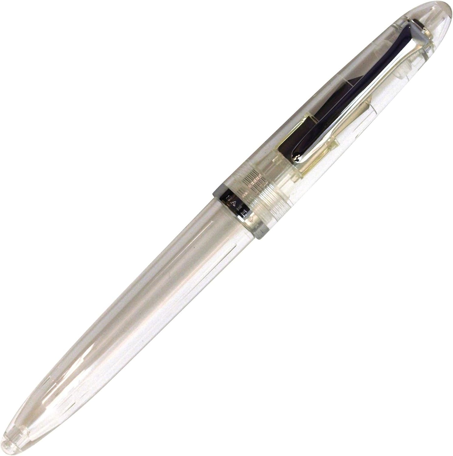 Sailor Junior Skeleton Demonstrator Nickle Chrome Platedmf Nib Fountain PEN front view