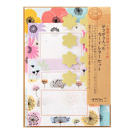 Card Letter Set, Flower