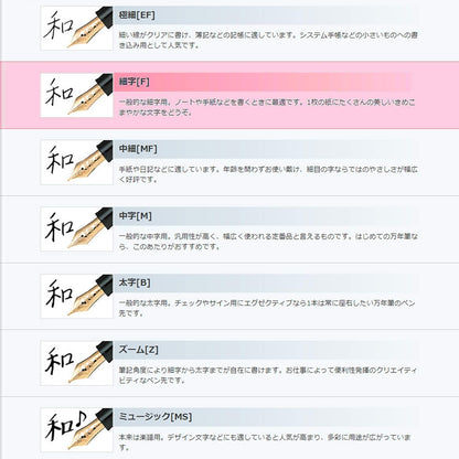 Sailor 11-0500-231 Fountain Pen, Four Seasons Weave, Hisakata, Sakura, Fine Point