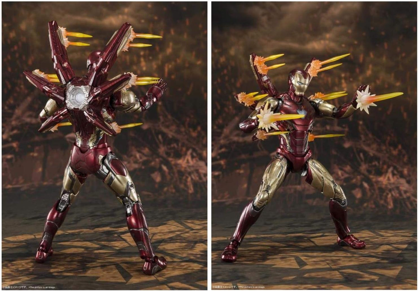 TAMASHII NATIONS - Avengers: Endgame - Iron Man Mk. 85 -Final Battle Ver, Bandai Spirits S.H. Figuarts Action Figure