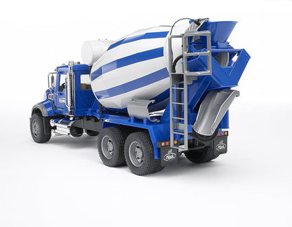 Bruder 02814 Man TGA Cement Mixer Truck, 1:16 Scale: Realistic Construction Toy with Rotating Drum & Crank Handle | Durable ABS Plastic for Indoor, Outdoor, Sand & Snow Play, Made in Germany, Ages 3+