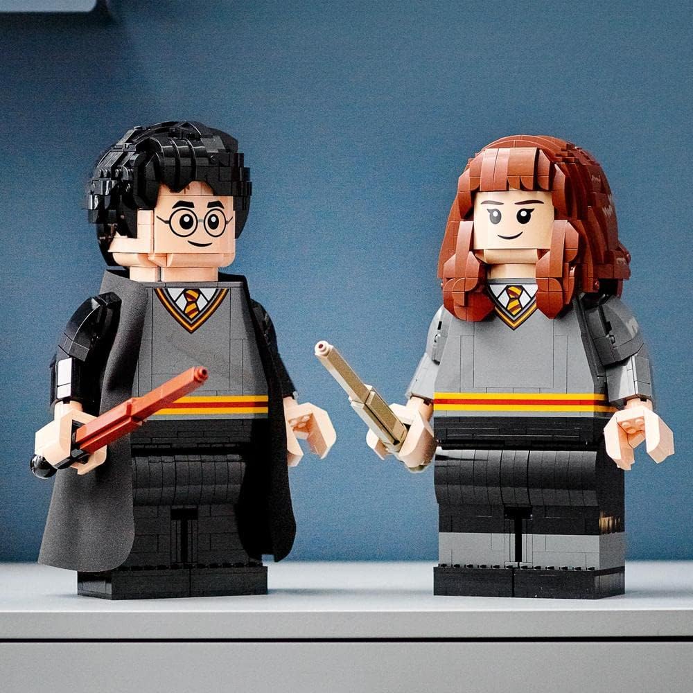 Lego Wizarding World Iconic Brick-Built Harry & Hermione 76393 Building Set for ages 10+ years
