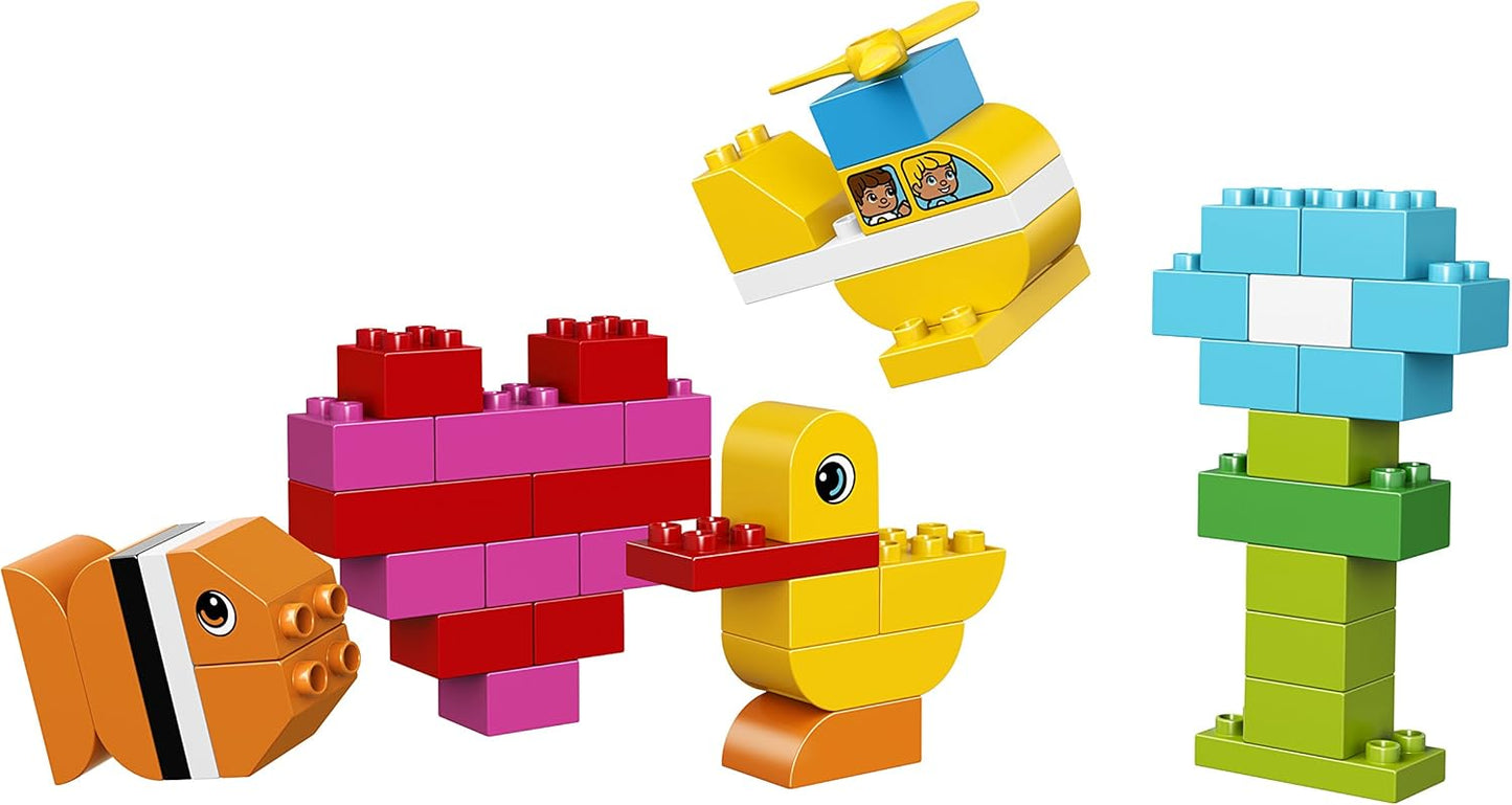 LEGO DUPLO My First Bricks 10848 Colorful Toys Building Kit for Toddler Play and Pretend Play (80 Pieces)