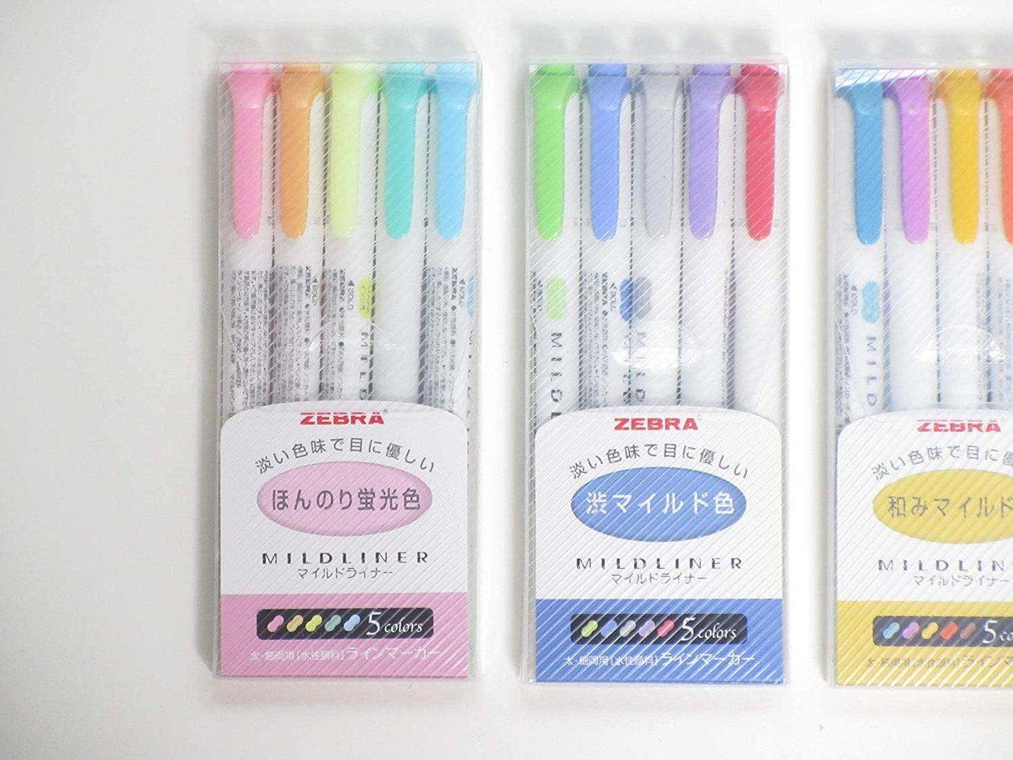 ZEBRA Mildliner Highlighter Pen Set, 20 Pastel Color Set (Japan Import)