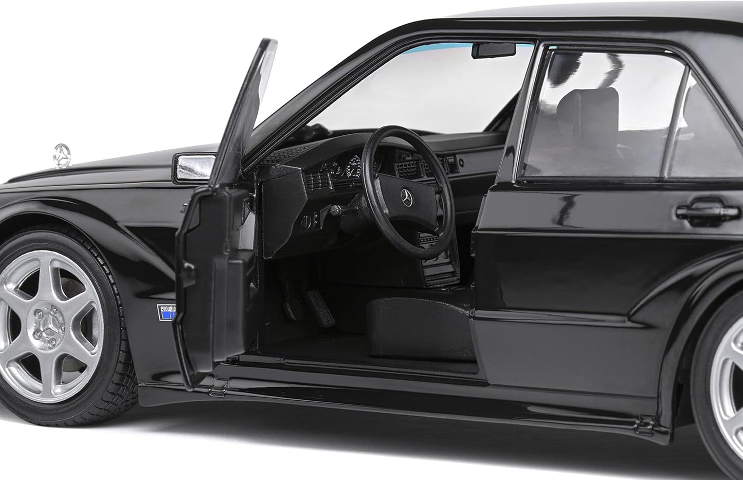Solido 1990 Mercedes-Benz 190 Evo II W201 Black 1:18
