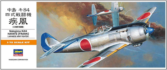 Hasegawa Nakajima Ki84 Hayate (Frank) (Plastic Model) 1/72 Air Plane A4