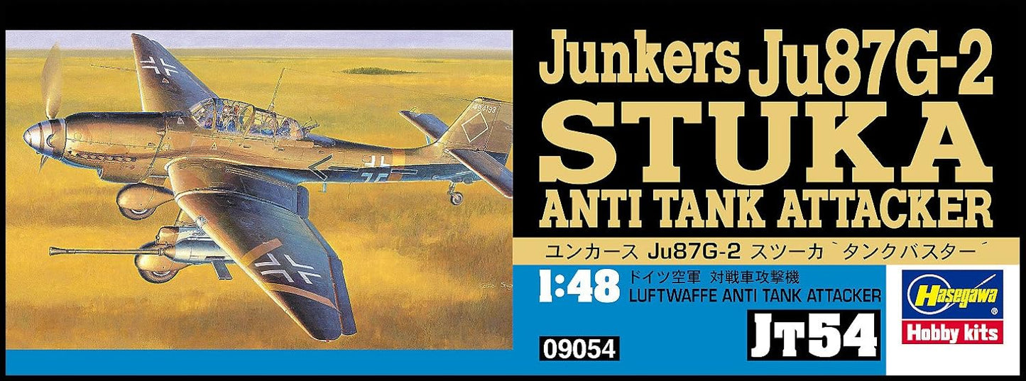Faller Hasegawa 1:48 Scale JU87G-2 Stuka Anti-Tank Model Kit