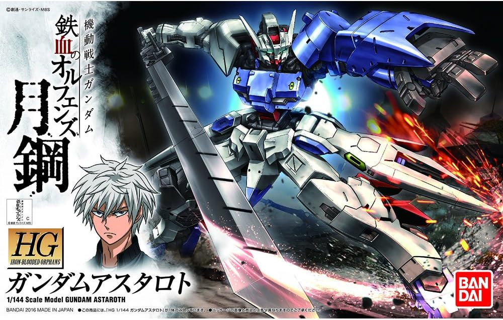 Bandai Hobby HG IBO 1/144 Astaroth Gundam Iron-Blooded Orphans Action Figure