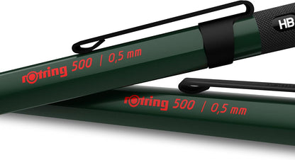 Rotring 500 Mechanical Pencil, Green Barrel, 0.5mm