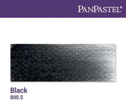 PanPastel Artist Pastels by GOLDEN, Black, 2.44??� / 62mm Pan Diameter, Professional Artist Pastels, Unique Pan Format (cake-like)