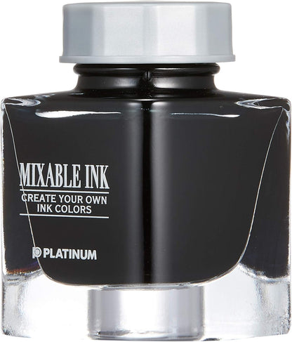 PLATINUM INKM-1000-1 Fountain Pen Bottle Ink, Mixable 1, Smoke Black