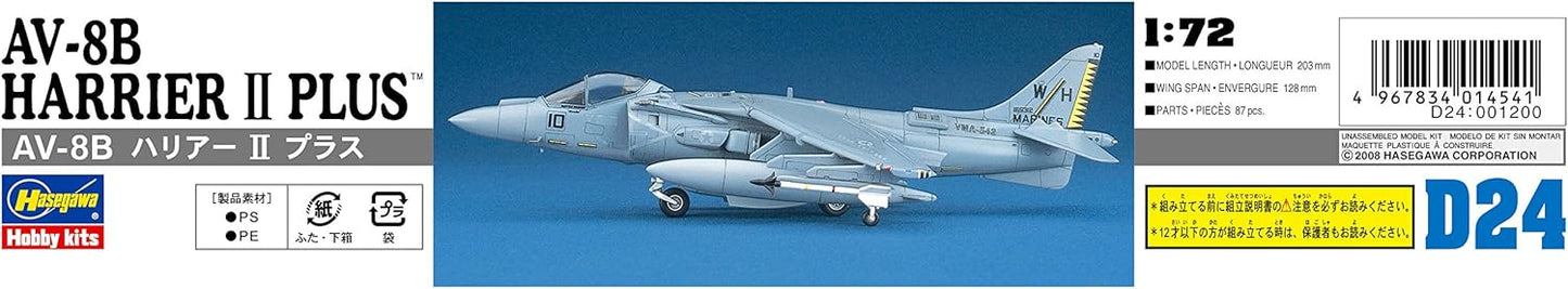 Hasegawa 1/72 AV-8B Harrier II Plus