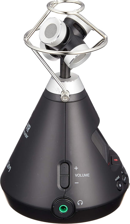 ZOOM Zoom Handy Recorder, Binaural, VR, Spatial Audio, 360º Omnidirectional Sound Recording, Web Conferencing, Microphone, Video Conferencing, ASMR H3-VR
