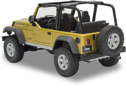 REVELL USA, LLC Plastic Model KIT, Jeep Wrangler Rubicon,12 years old and up Yellow