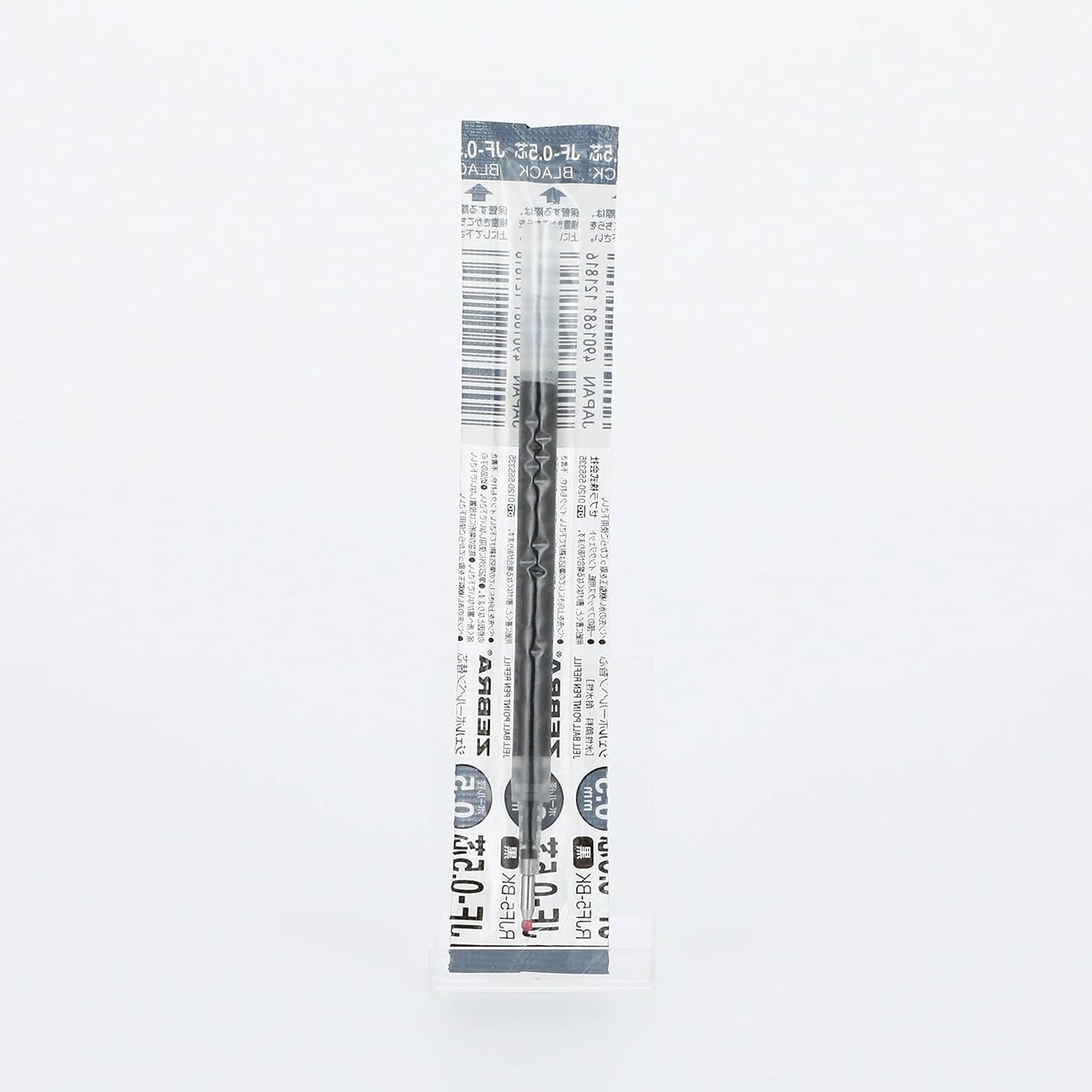 ZEBRA Sarasa B-RJF5-BK Gel Ballpoint Pen Refills, JF-0.5 Lead, Black, 10 Pieces