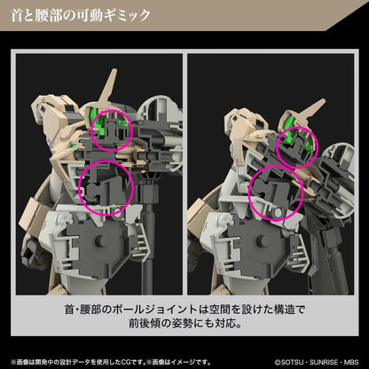 Bandai Hobby - Mobile Suit Gundam: The Witch from Mercury - #23 Demi Barding, Bandai Spirits HG 1/144 Model Kit