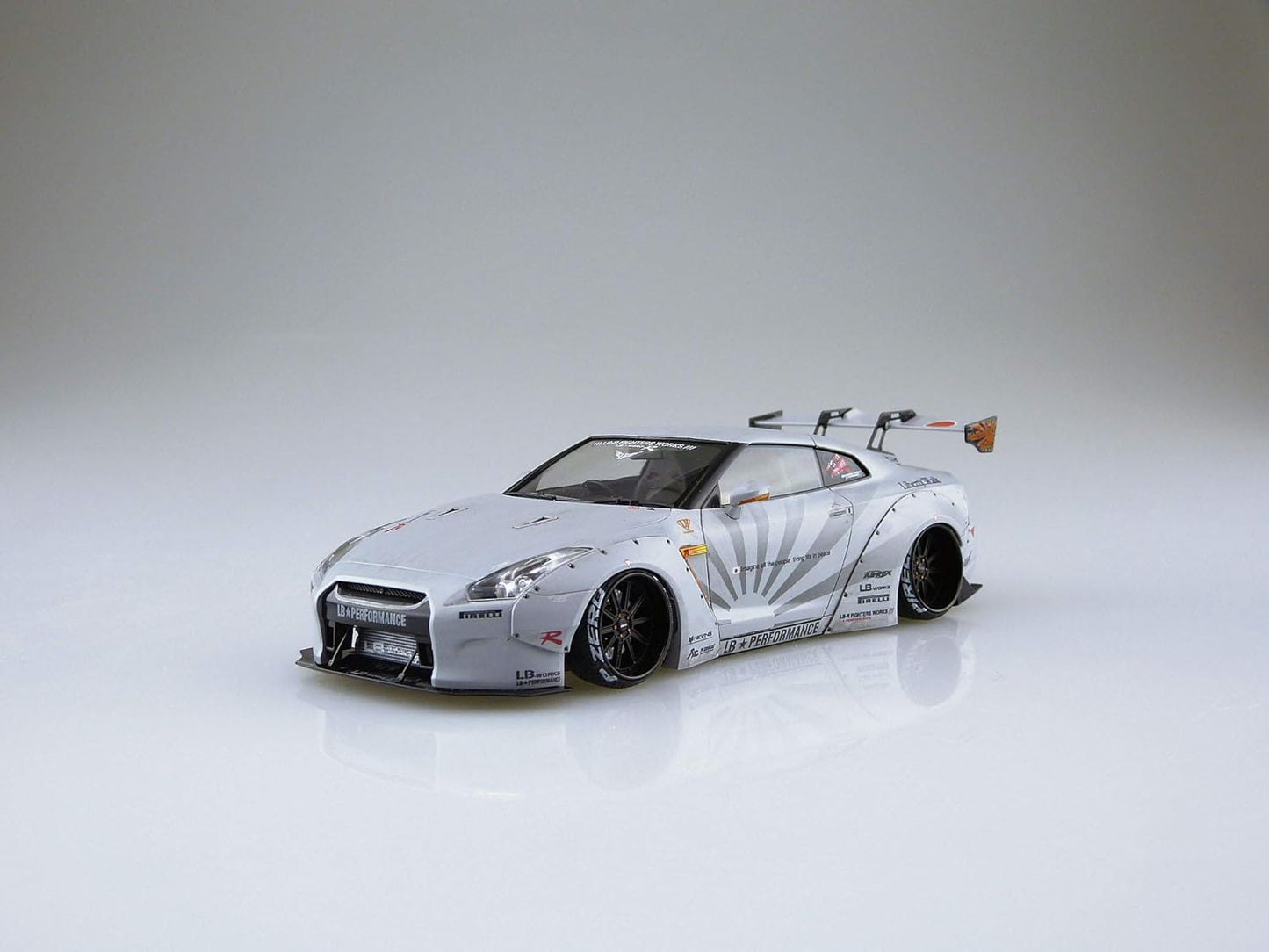 Aoshima LB Works R35 GT-R (Ver. 2) 1:24 Scale Model Kit