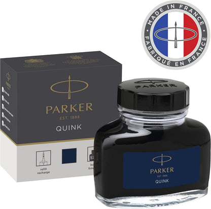 PARKER QUINK Ink Bottle, Blue-Black, 57 ml