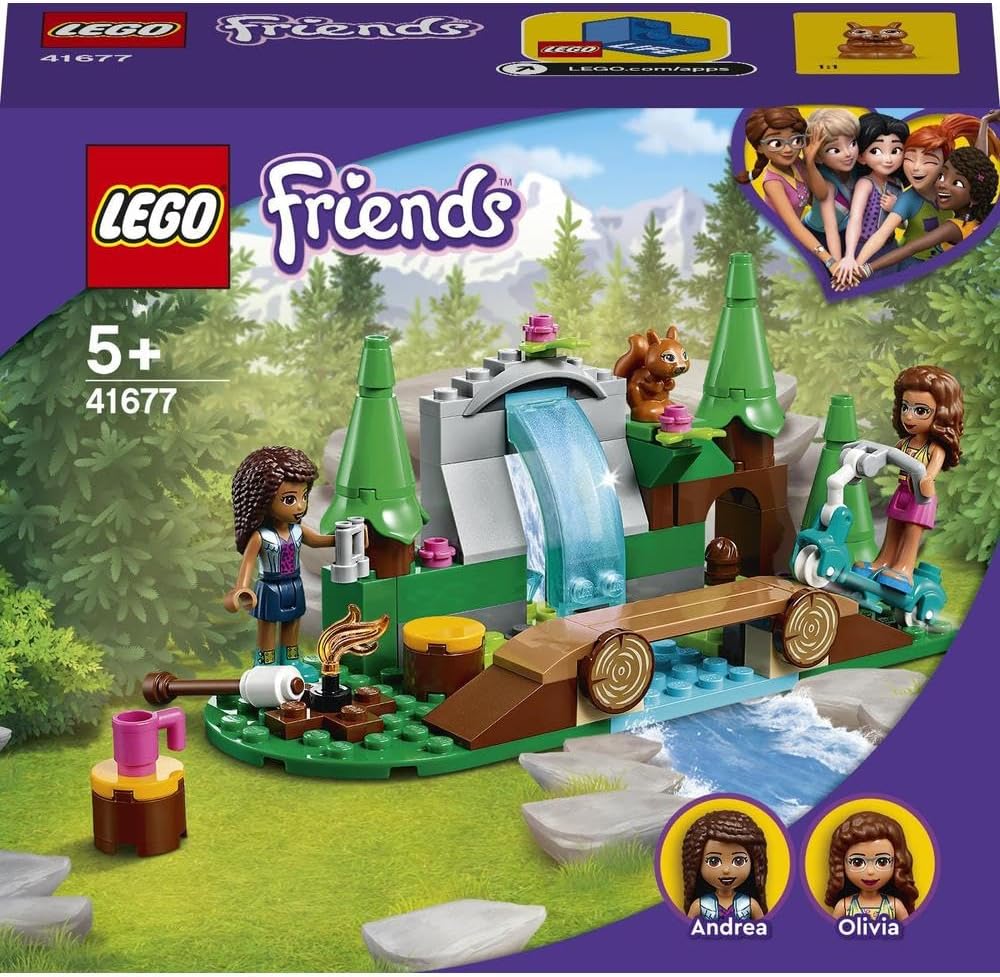 LEGO Friends Forest Waterfall Camping Adventure Set