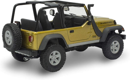 REVELL USA, LLC Plastic Model KIT, Jeep Wrangler Rubicon,12 years old and up Yellow