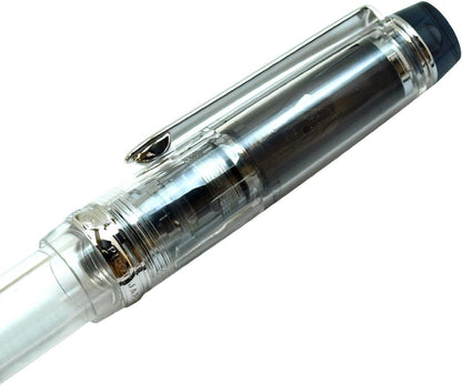 PILOT Fountain Pen Custom Heritage 92, Clear Body, FM-Nib (FKVH-15SRS-NC-FM) front view