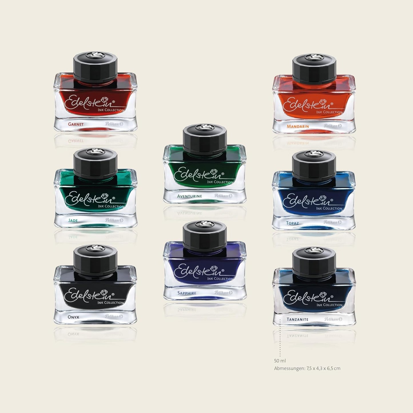Pelikan Edelstein Bottled Ink for Fountain Pens, Sapphire, 50ml, 1 Each (339390)