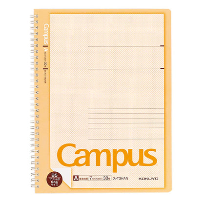Kokuyo Campus Twin Ring Notebook print sticking B5 Novi A ruled 30 sheets scan -T3HAN