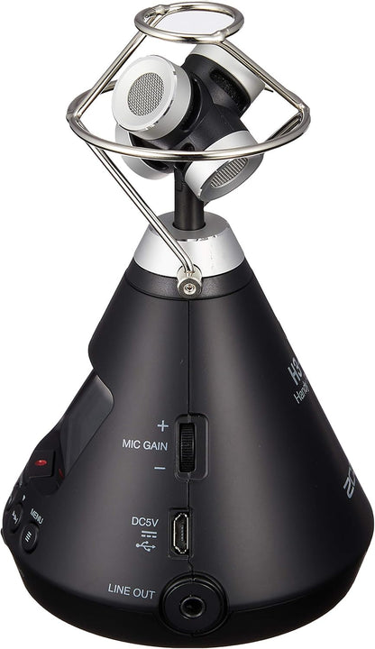 ZOOM Zoom Handy Recorder, Binaural, VR, Spatial Audio, 360º Omnidirectional Sound Recording, Web Conferencing, Microphone, Video Conferencing, ASMR H3-VR